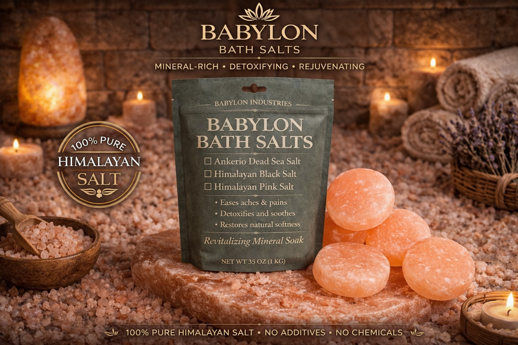 Kala Namak (Himalayan Black Salt) Blend & 1 Salt Round