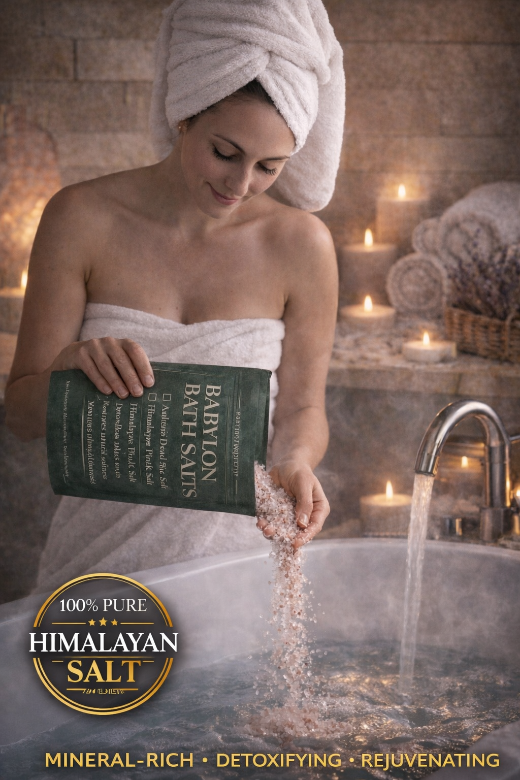 Ankerio Dead Sea Salt & Body Bar Stone